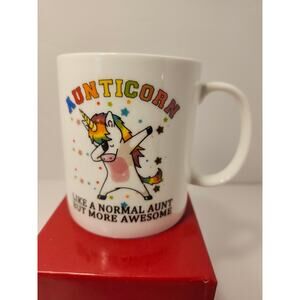 Aldeal NEW Coffee Tea Cup * Aunticorn" Like A Normal Aunt But More Awesome